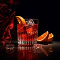 Negroni drink Royalty Free Stock Photo