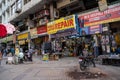 New Delhi, India - November 17, 2019: Nehru Place market in South Delhi India, known for its electornics and moble phone and