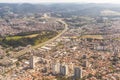 Neighborhood of Guarulhos, Sao Paulo, Brazil. Top View