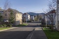 Neighborhood houses and condominiums in Gresham Oregon Royalty Free Stock Photo