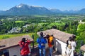 Neighborhood of Salzburg from the height of the Hohensalzburg Fortress