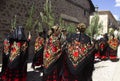 Vinuesa, SORIA, SPAIN - 16 AUGUST 2019: procession of