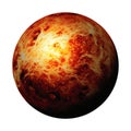 The planet Venus, part of the solar system Royalty Free Stock Photo