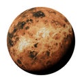 The planet Venus, part of the solar system Royalty Free Stock Photo