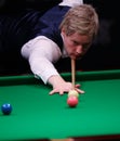 Neil Robertson plays friendly tournament in Bucharest Royalty Free Stock Photo