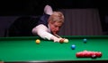 Neil Robertson plays friendly tournament in Bucharest Royalty Free Stock Photo