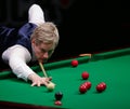 Neil Robertson plays friendly tournament in Bucharest Royalty Free Stock Photo