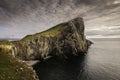 Neist Point, famous landmark with lighthouse on Isle of Skye, Scotland Royalty Free Stock Photo