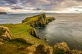 Neist Point Lightouse Skye Island Scotland Highlands UK Royalty Free Stock Photo