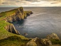 Neist Point Lightouse Skye Island Scotland Highlands UK Royalty Free Stock Photo