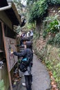 Neko-no-Hosomichi Cat Alley in Onomichi City. Hiroshima Prefecture, Japan