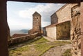 Nekresi monastery, Georgia. Ancient brick walls of Orthodox monastery, was erected in 4th - 7th century