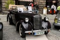 Nelahozeves, Czech Republic - May 13, 2023 : Chateau Nelahozeves oldtimer classic car meeting