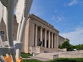 Nelson-Atkins Museum Shuttlecock View Royalty Free Stock Photo