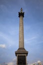 Nelson Column Trafalgar Square London Royalty Free Stock Photo