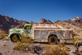 Nelson Ghost Town, Nevada, USA - 4 October, 2019: Abandoned classic cars in Nelson Ghost Town, Nelson Cutoff Rd, Searchlight Royalty Free Stock Photo