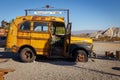 Nelson Ghost Town, Nevada, USA - 4 October, 2019: rusty abandoned old classic cars in Nelson Ghost Town, Nelson Cutoff Rd Royalty Free Stock Photo