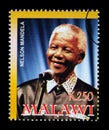 Nelson Mandela Postage Stamp Royalty Free Stock Photo