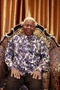 Nelson mandela's wax figure Royalty Free Stock Photo