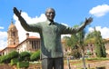 Nelson Mandela sculpture Royalty Free Stock Photo