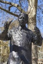 Nelson Mandela Statue in Parliament Square, London