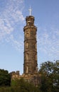 Nelson monument on Calton Hill in Edinburgh Royalty Free Stock Photo