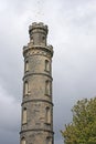 Nelson monument, Calton Hill, Edinburgh Royalty Free Stock Photo