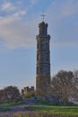 Nelson Monument on Calton Hill in Edinburgh