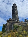 Nelson monument Edinburgh Scotland Royalty Free Stock Photo