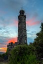 Nelson Monument in Edinburgh, Scotland Royalty Free Stock Photo