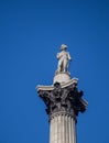 Nelson`s Column in London 2019 Royalty Free Stock Photo