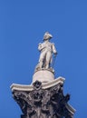 Nelson`s Column in London 2019 Royalty Free Stock Photo