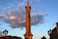 Nelson's Column at Place Jacques-Cartier in Montreal, Quebec. Royalty Free Stock Photo