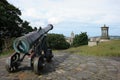 Canon at Nelson\'s Monument Park in Edinburgh