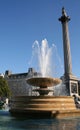 Nelsons column and fountain Royalty Free Stock Photo