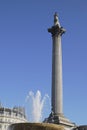 Nelsons Column. London. UK Royalty Free Stock Photo