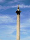 Nelsons Column  in Trafalgar Square , London Royalty Free Stock Photo