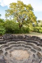 Nelum Pokuna (Lotus Pond) bath at Polonnaruwa Kingdom, Unesco World Heritage Site in Sri Lanka Royalty Free Stock Photo