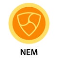 Nem icon, flat style