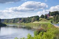 Neman river, Grodno, Belarus Royalty Free Stock Photo