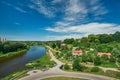 Neman river. Grodno, Belarus Royalty Free Stock Photo