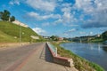 Neman river. Grodno, Belarus Royalty Free Stock Photo