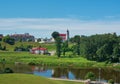 Neman river. Grodno, Belarus Royalty Free Stock Photo