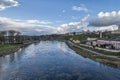 Neman River in Hrodna Royalty Free Stock Photo