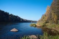 Neman Riverbank in Fall