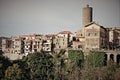 Nemi, a medieval town on the namesake lake Royalty Free Stock Photo