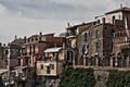 Nemi, a medieval town on the namesake lake Royalty Free Stock Photo