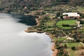 Nemi, a medieval town on the namesake lake Royalty Free Stock Photo