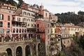 Nemi, a medieval town on the namesake lake Royalty Free Stock Photo