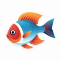 Nemo Fish Playing HideandSeek with Dory Royalty Free Stock Photo